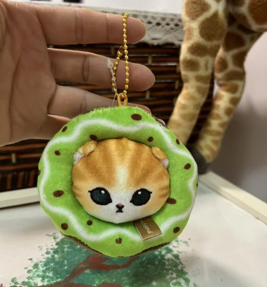 Mofusand Donut Series Cat Plush Keychains 10cm - 5 Styles