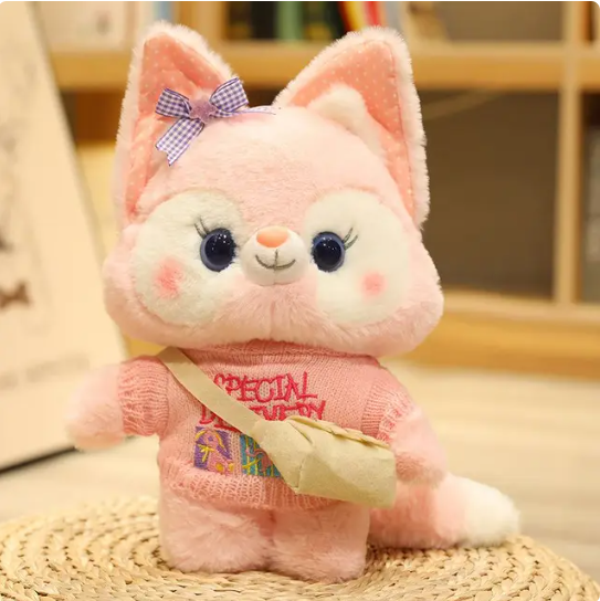 Cute Pink Fox (Dress Up) Plush Toys 30cm - 14 Styles