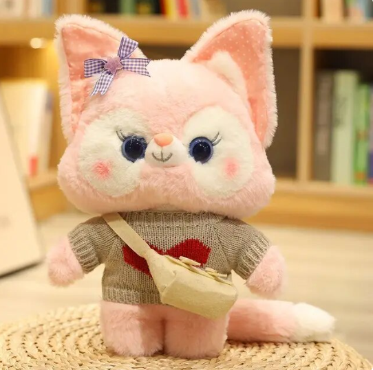 Cute Pink Fox (Dress Up) Plush Toys 30cm - 14 Styles