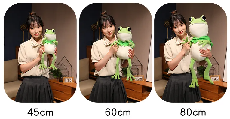 Cute Frog Plush Toys 45/60/80cm