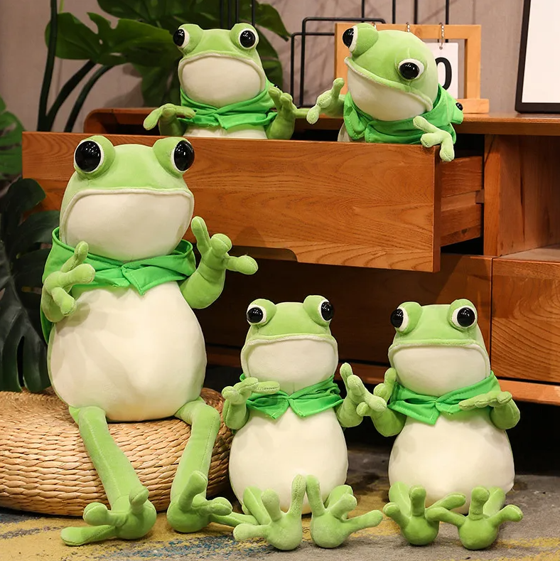 Cute Frog Plush Toys 45/60/80cm