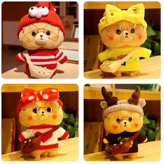 Cute Brown Teddy Bear (Dress Up) Plush Toys 30cm - 27 Styles