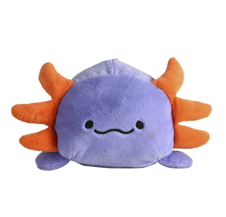 Cute Axolotl Plush Keychains 10cm Or Plush Toys 20/30cm - Yellow/Purple/Blue/Pink