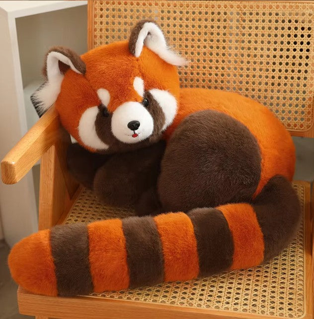 Cute Lying Red Panda Plush Toys 50/70/100cm