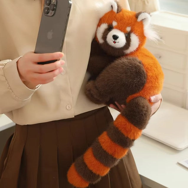 Cute Lying Red Panda Plush Toys 50/70/100cm