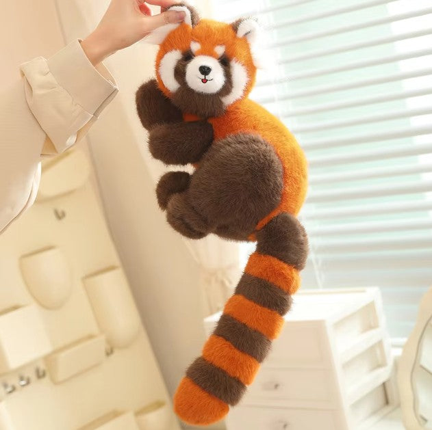 Cute Lying Red Panda Plush Toys 50/70/100cm