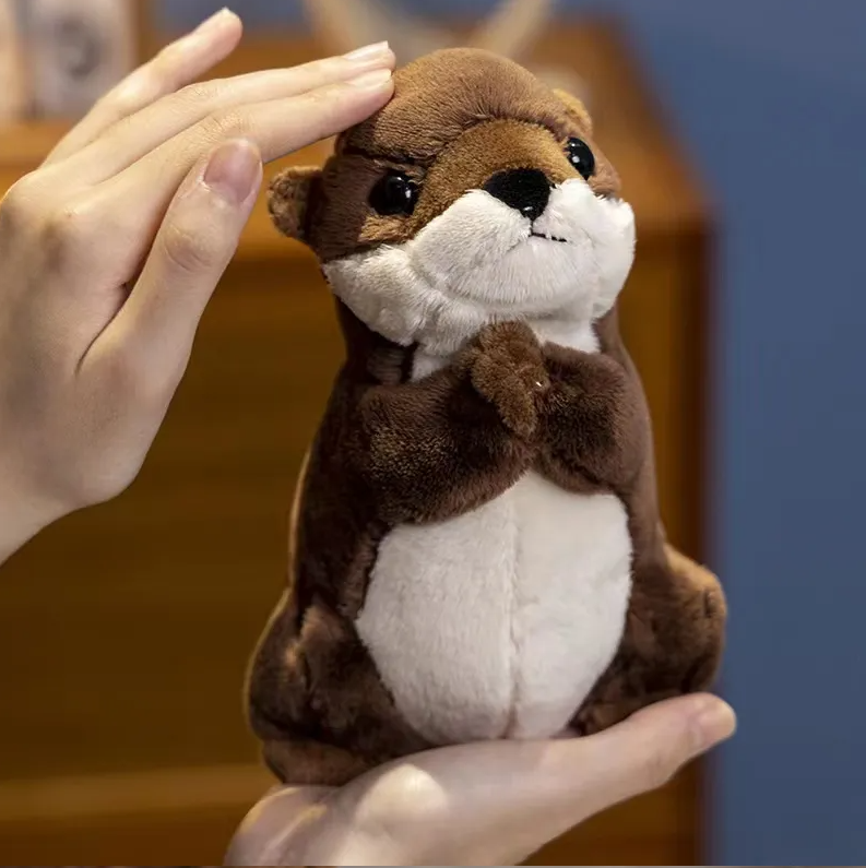 Praying Otter Plush Toys 19cm