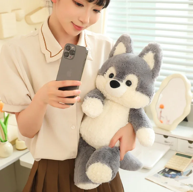 Cute Animal (Fox/Wolf) With/Without Clothes Plush Toys 50cm