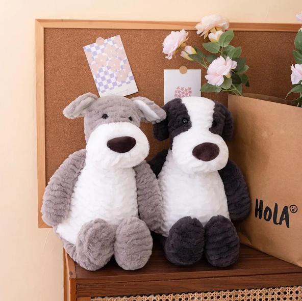 Cute Dog (Golden Retriever/Border Collie/Schnauzer) Plush Toys 35/50cm
