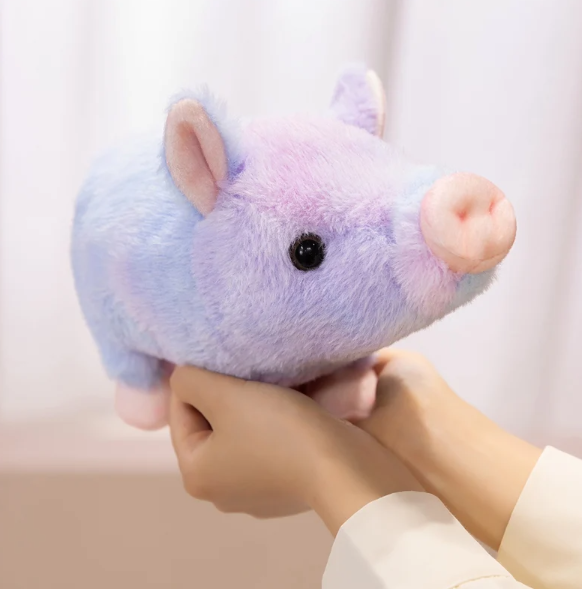 Cute Colorful Pig Plush Toys 23cm