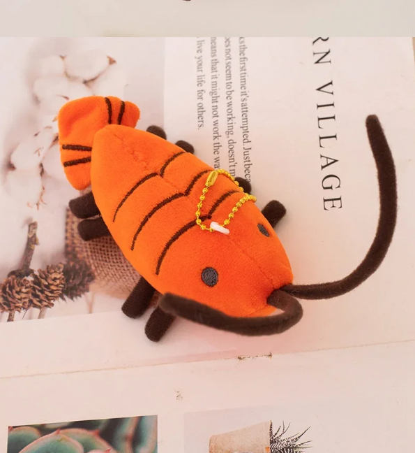 Cute Prawn/Shrimp Plush Keychains 10cm
