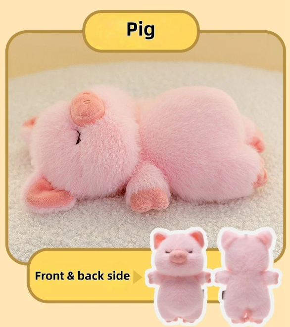 Cute Animial (Penguin/Panda/Capybara/Duck/Cat/Fox/Bear/Pig/Elephant) Wrist Rest Plush Toys 19cm