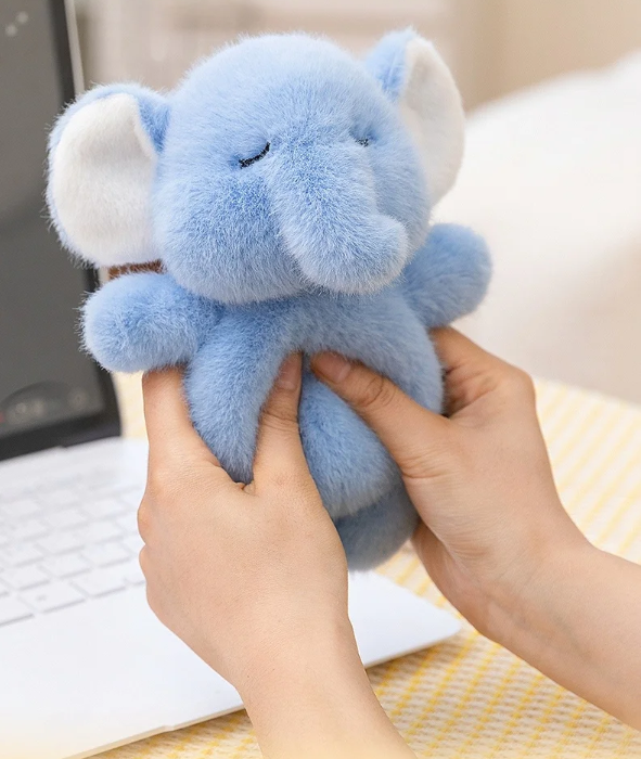 Cute Animial (Penguin/Panda/Capybara/Duck/Cat/Fox/Bear/Pig/Elephant) Wrist Rest Plush Toys 19cm