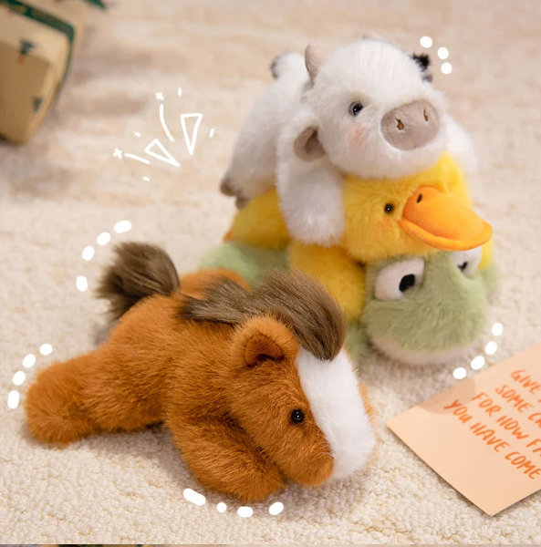 Cute Animial (Duck/Cow/Horse/Frog) Wrist Rest Plush Toys 18cm