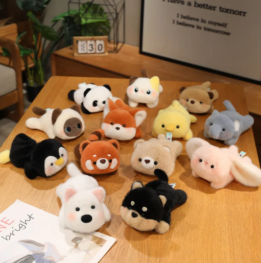 Cute Animial Wrist Rest Plush Toys - 18cm (Duck/Penguin/Dog/Panda/Bear/Elephant/Rabbit/Cat/Otter/Fox/Red Panda)