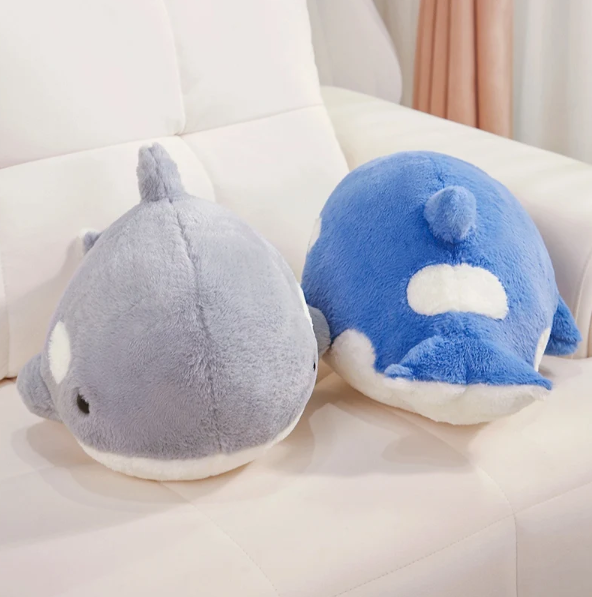 Cute Orca (Blue/Grey) Plush Toys 35/45cm