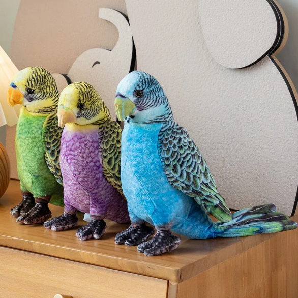Bird Parrot Lifelike Plush Toys 23cm - 5 Styles