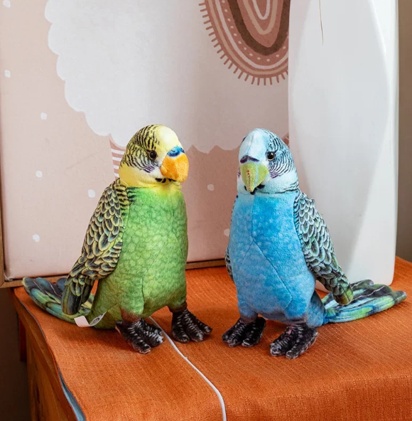 Bird Parrot Lifelike Plush Toys 23cm - 5 Styles