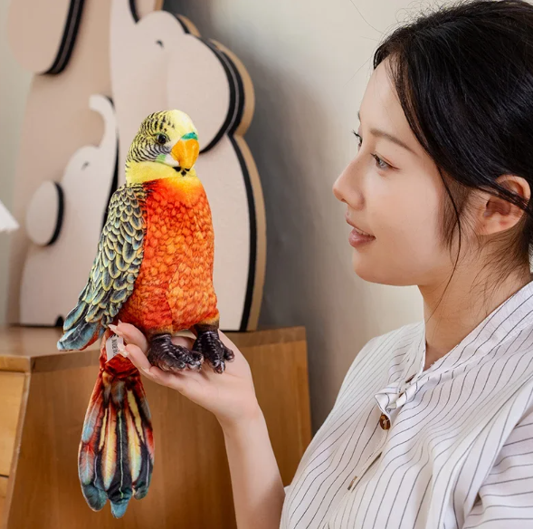 Bird Parrot Lifelike Plush Toys 23cm - 5 Styles