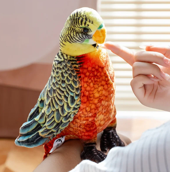 Bird Parrot Lifelike Plush Toys 23cm - 5 Styles