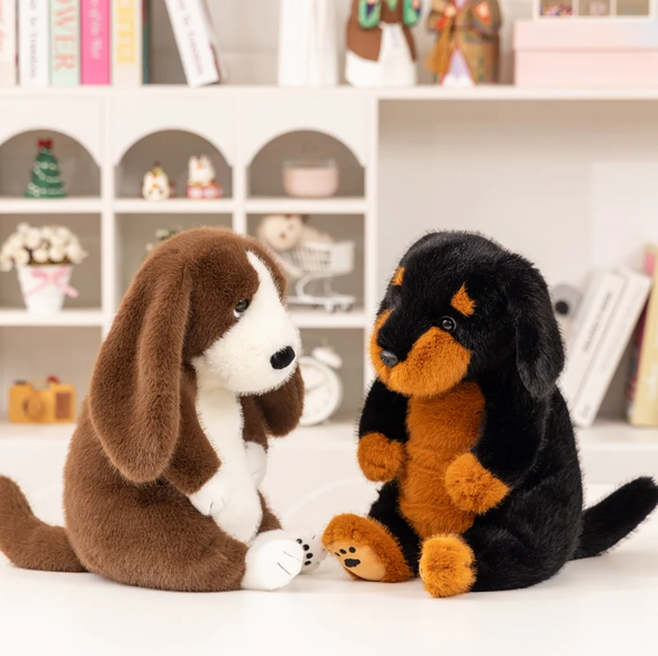 Sitting Dog Plush Toys 45cm - 2 Styles (Dachshand/Big Ears)