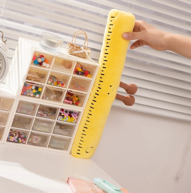 Cute Stationery (Book/Eraser/Pencil/Ruler/Sharpener) Plush Toys - 5 Styles