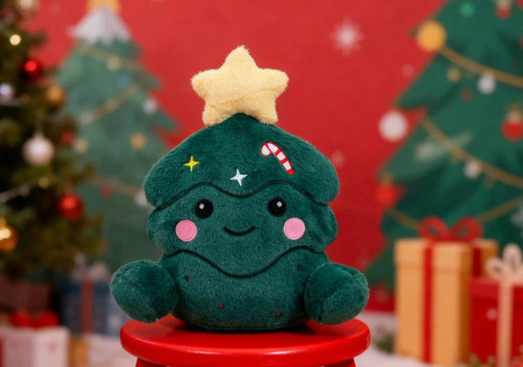 Christmas (Tree/Snowflake/Gingerbread Man) Plush Toys - 4 Styles