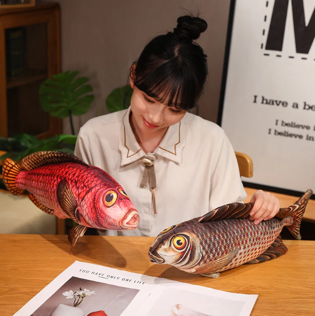 Fish Lifelike/3D Simulation Plush Toys 50/70/90/110cm - 6 Styles