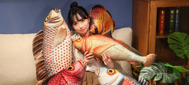 Fish Lifelike/3D Simulation Plush Toys 50/70/90/110cm - 6 Styles