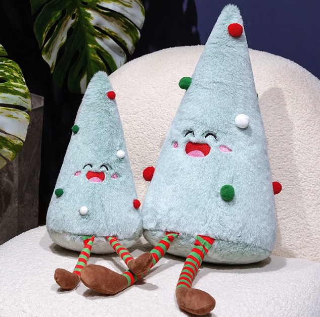 Cute/Funny Christmas (Tree) Plush Toys 30/45cm - Blue/Pink