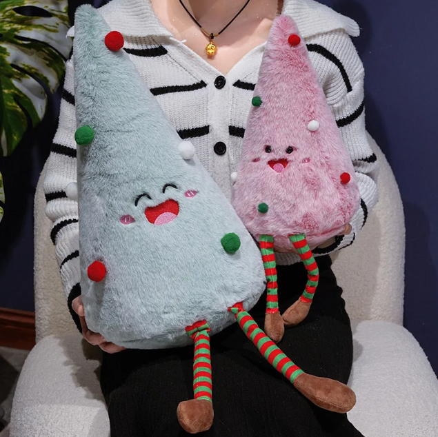 Cute/Funny Christmas (Tree) Plush Toys 30/45cm - Blue/Pink