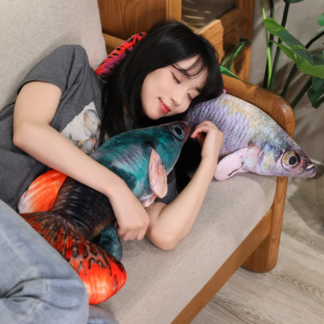 Fish (Guppy) Lifelike Plush Toys 40/60cm - 8 Styles