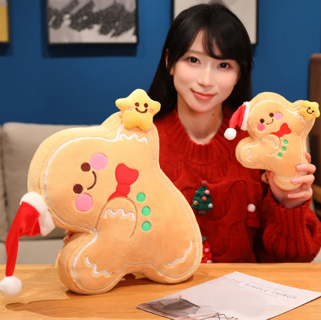 Christmas (Gingerbread Man With Star) Plush Toys 20/40cm