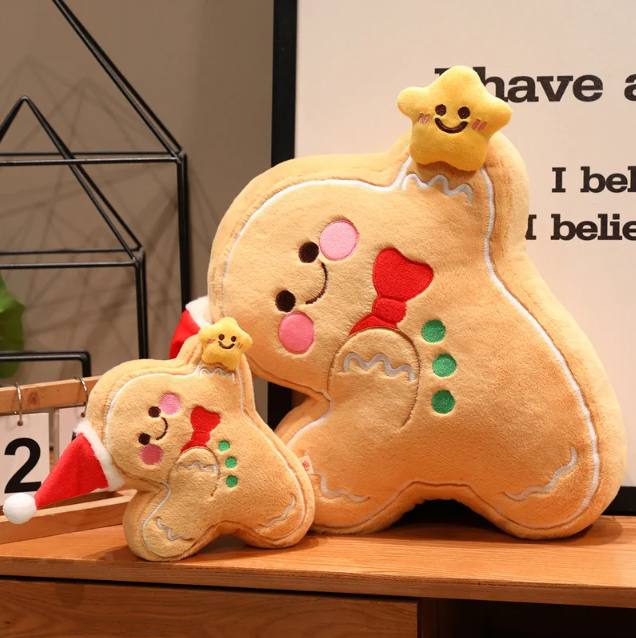 Christmas (Gingerbread Man With Star) Plush Toys 20/40cm