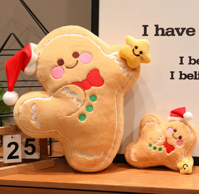 Christmas (Gingerbread Man With Star) Plush Toys 20/40cm