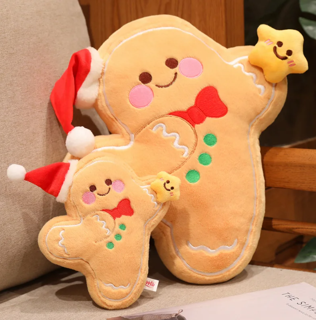 Christmas (Gingerbread Man With Star) Plush Toys 20/40cm