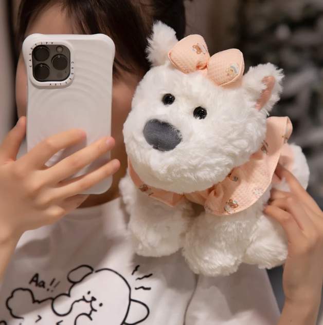 Dog (West Highland White Terrier) Plush Toys 23cm - 5 Styles