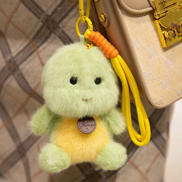 Cute Animal Plush Keychain 12cm - Pig/Cat/Dino/Elephant/Capybara/Duck/Panda/Rabbit/Penguin/Red Panda/Fox/Sloth