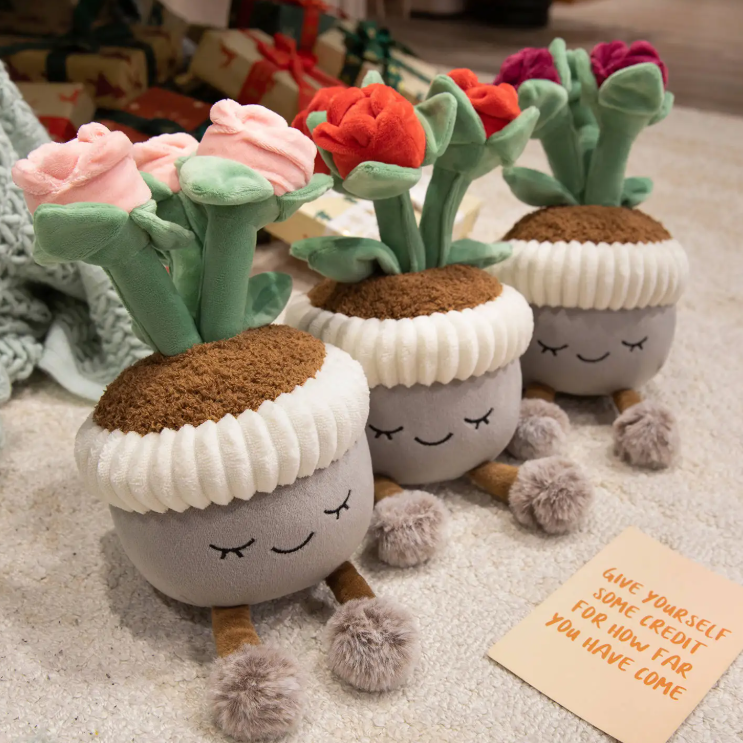 Potted Plants Series(Rose/Lily/Strawberry/Sunflower/Cactus) Plush Toys 33cm - 9 Styles