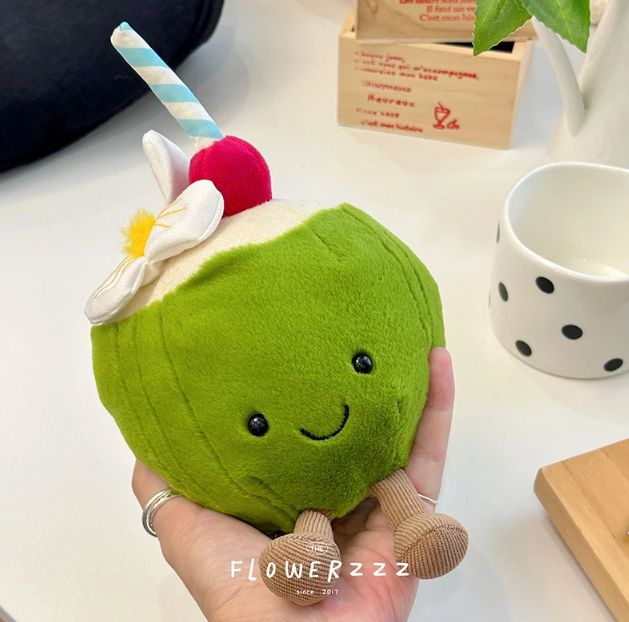 Cute Coconut/Lemonade/Red Coral/Palm Tree Plush Toys