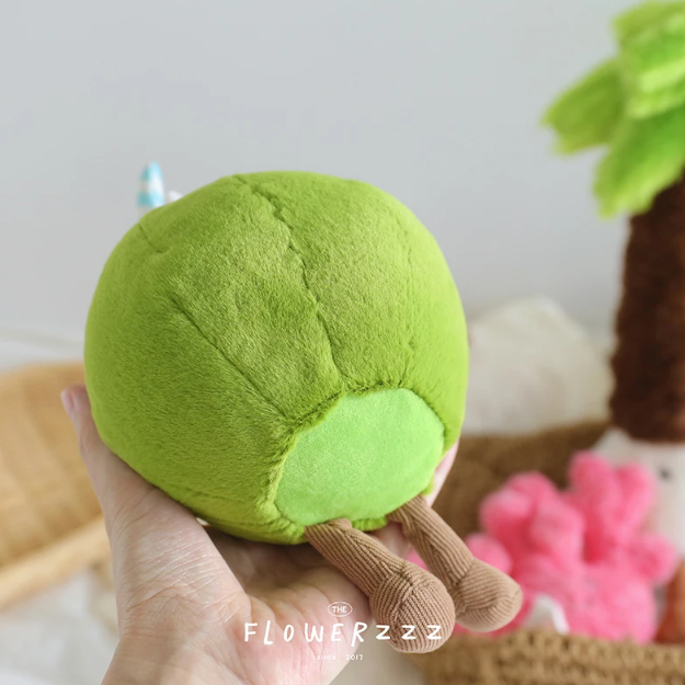 Cute Coconut/Lemonade/Red Coral/Palm Tree Plush Toys