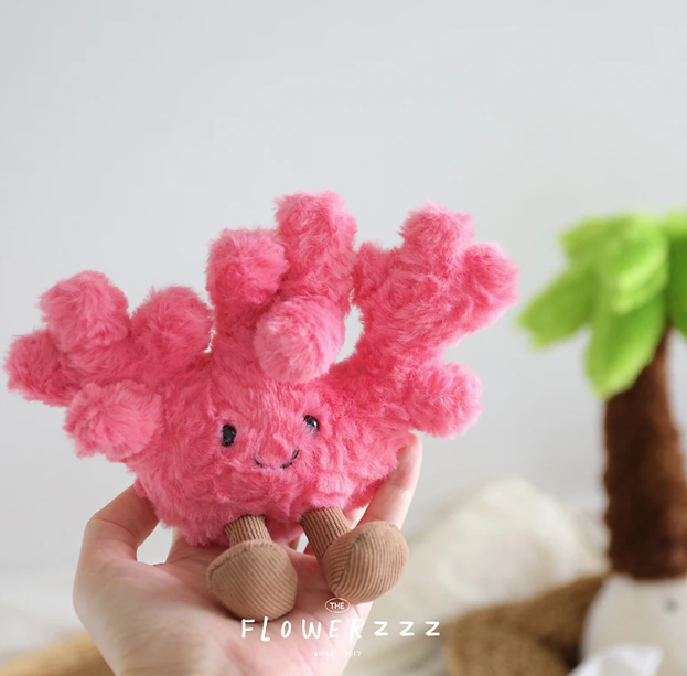 Cute Coconut/Lemonade/Red Coral/Palm Tree Plush Toys
