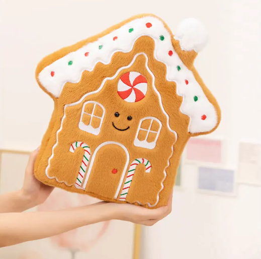 Christmas Gingerbread (Man/Tree/House/Woman/Bell/Star) Plush Toys