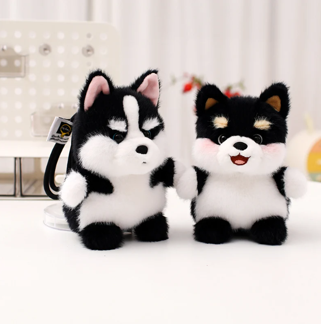 Cute Dog Plush Keychains 15cm - 10 Styles