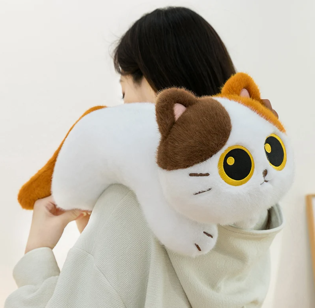 Lying Cats(Siamese/Calico/Black/Cow) Plush Toy 25/45cm