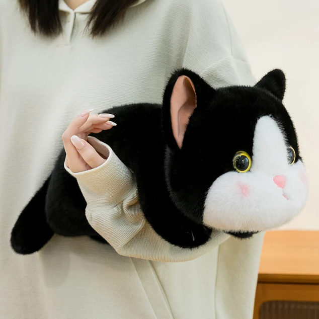 Lying Cats(Siamese/Calico/Black/Cow) Plush Toy 25/45cm