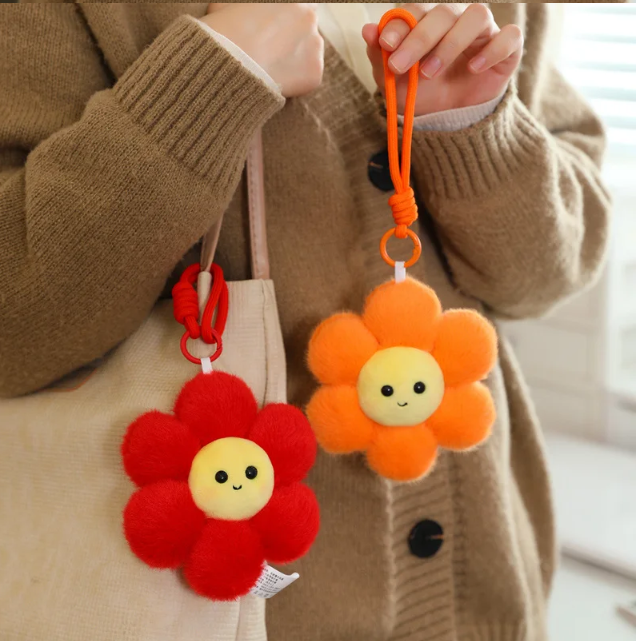 Cute Flower Plush Keychain 12cm - 12 Styles