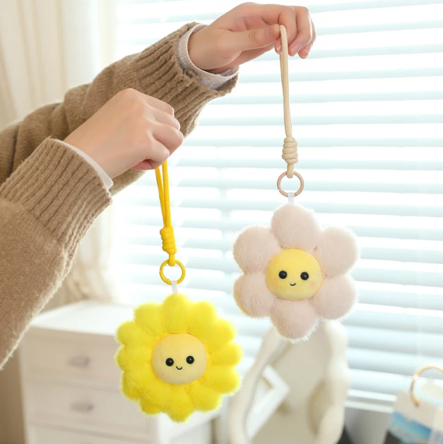 Cute Flower Plush Keychain 12cm - 12 Styles