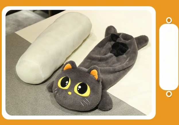 Cute Cat Long Pillow Plush Toys 90/110cm - 5 Styles