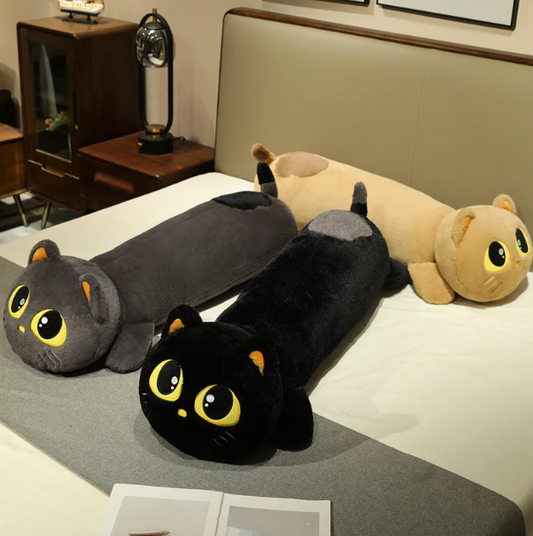 Cute Cat Long Pillow Plush Toys 90/110cm - 5 Styles